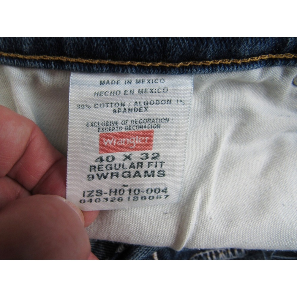 Wrangler Jeans Tapered Leg Stretch Men's Size 40x32 - Picture 5 of 6